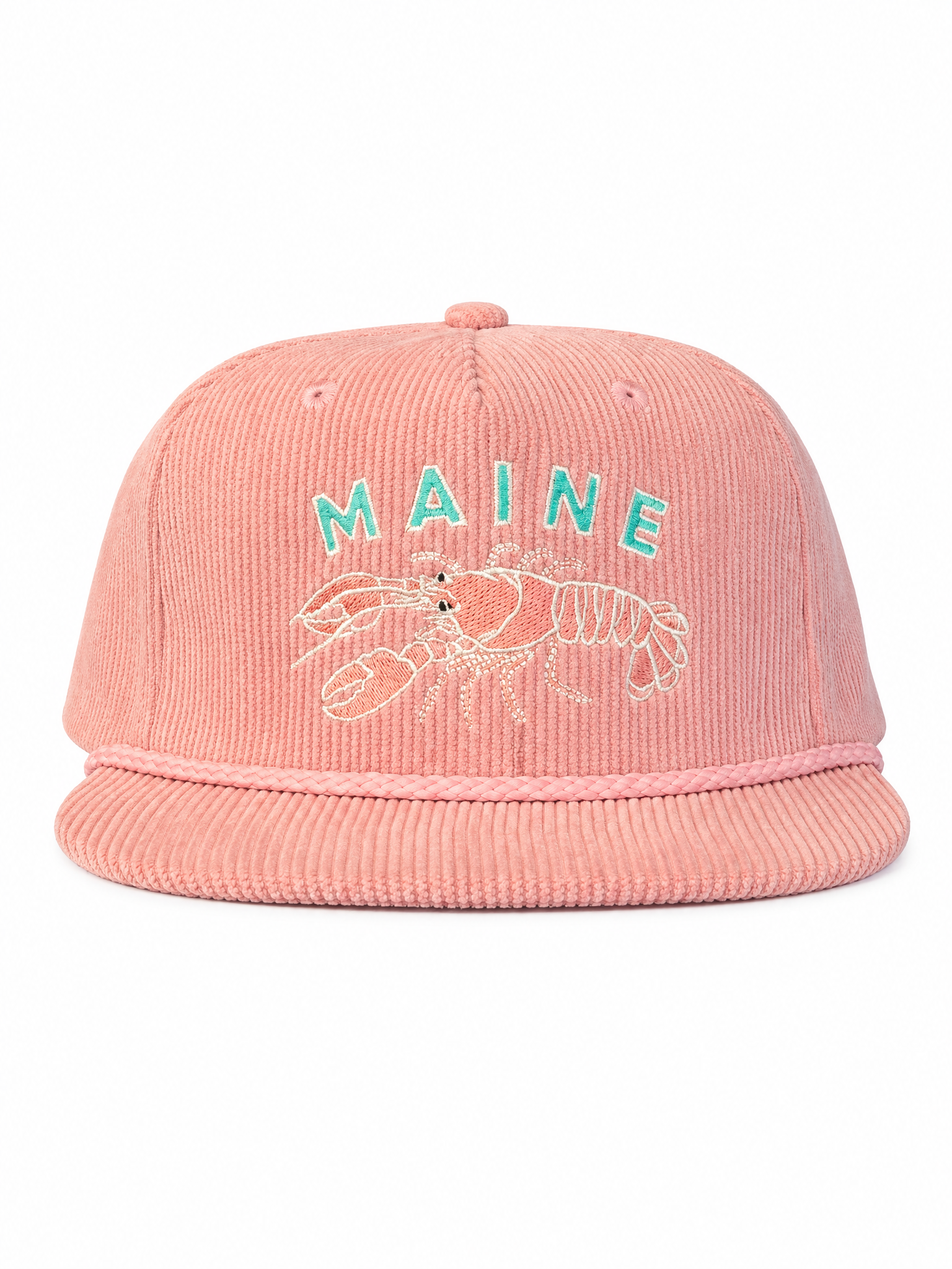 Pink Cord Hat - Maine Lobster