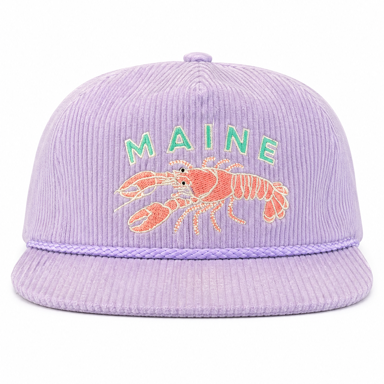 Lavender Cord Hat - Maine Lobster