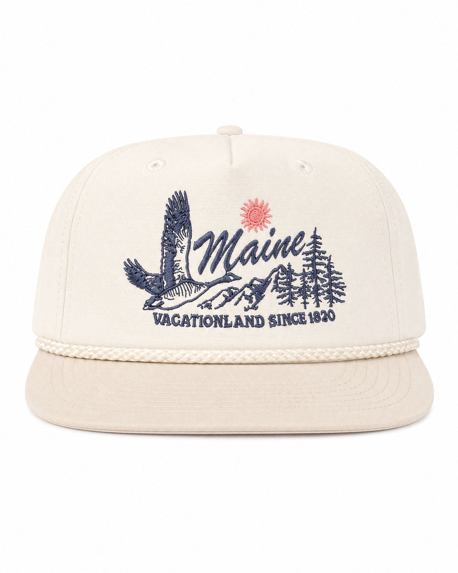 Ivory Nylon Hat - Maine Goose