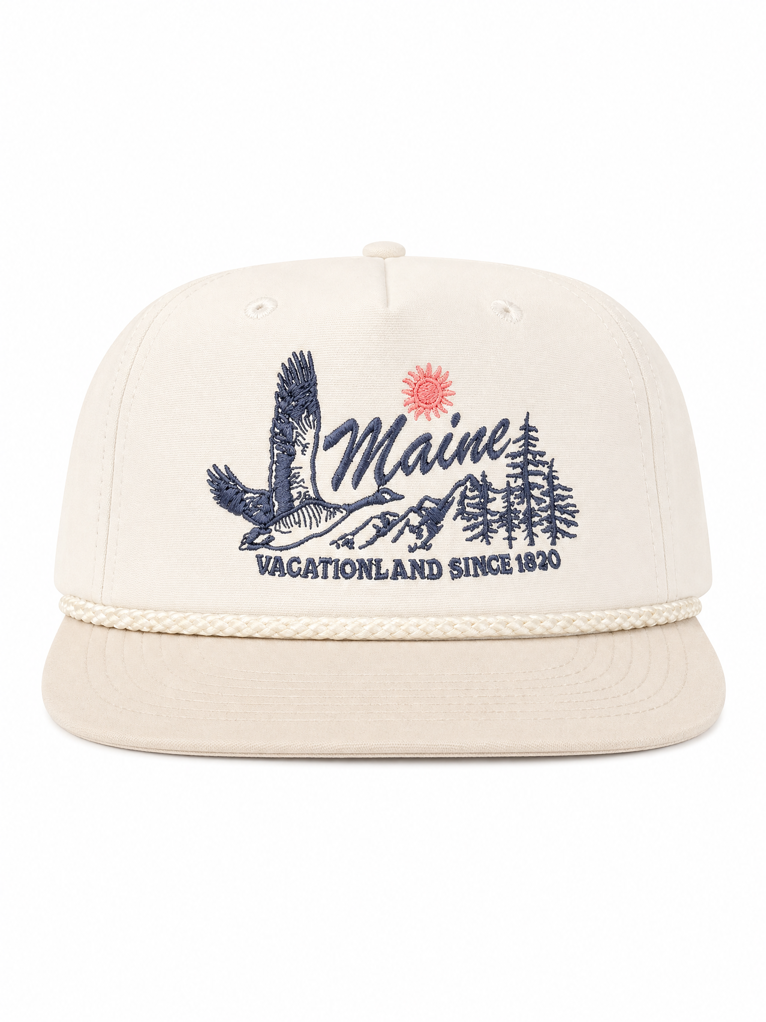 Ivory Nylon Hat - Maine Goose