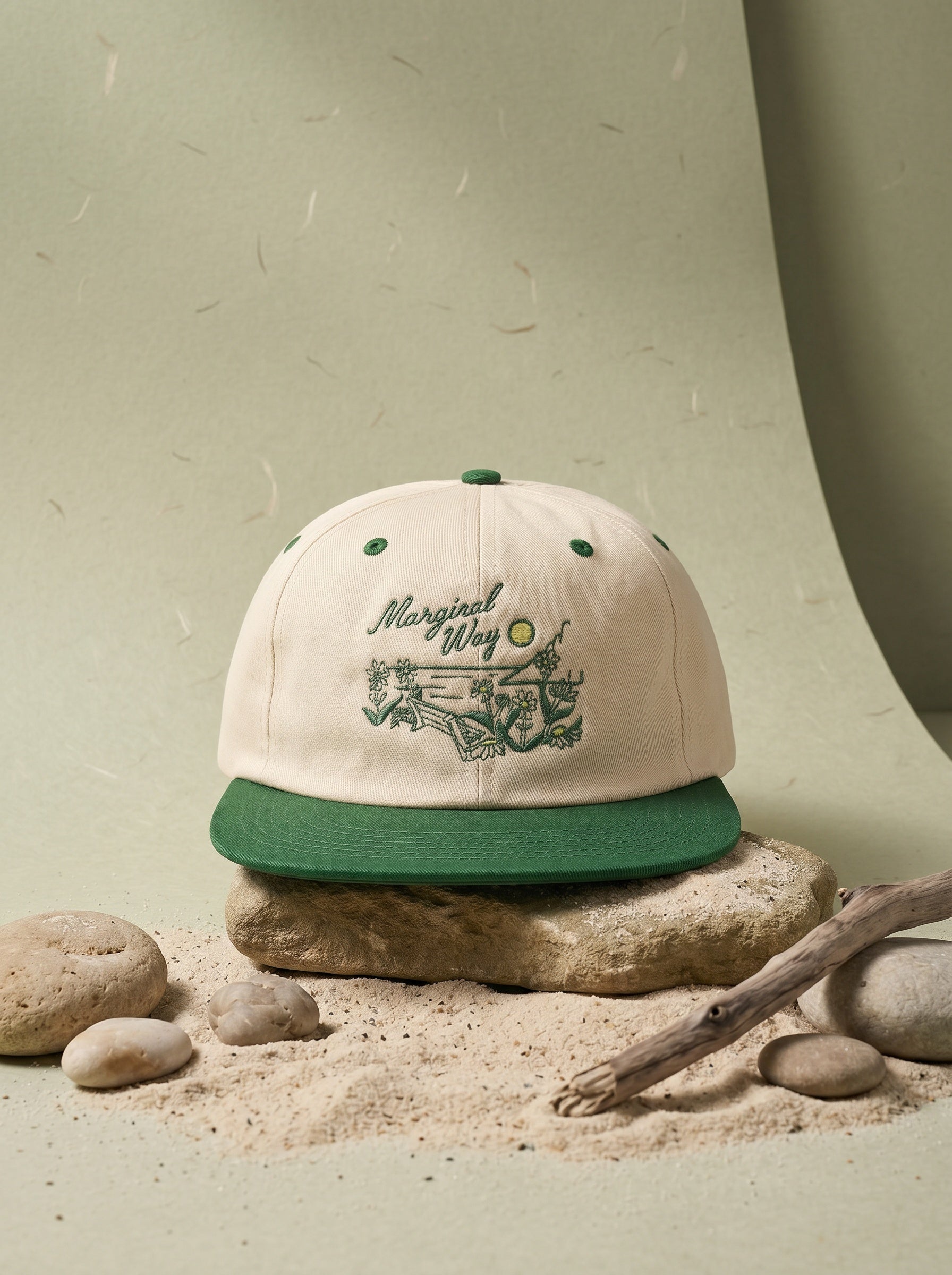 Green/Cream - Marginal Way Hat
