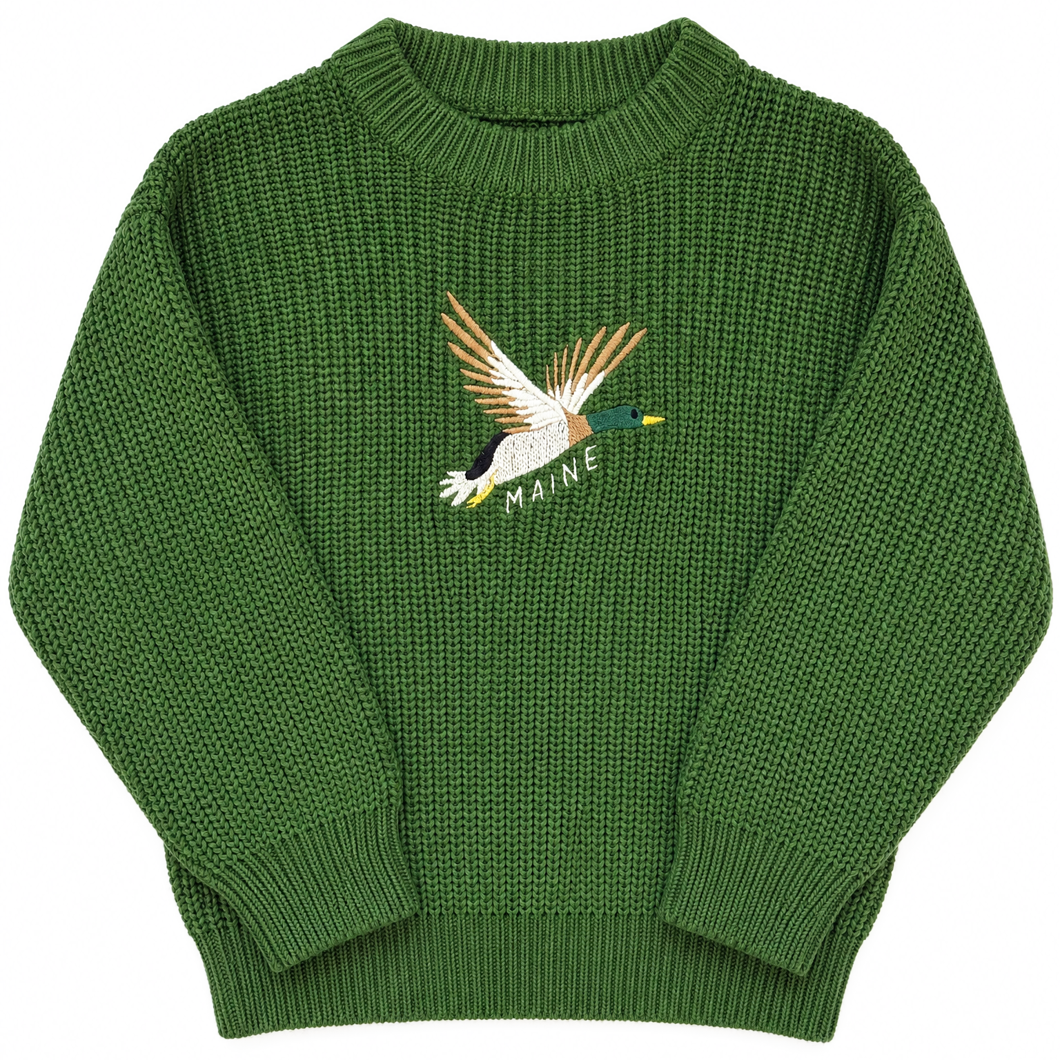 Duck - Green Knit Sweater