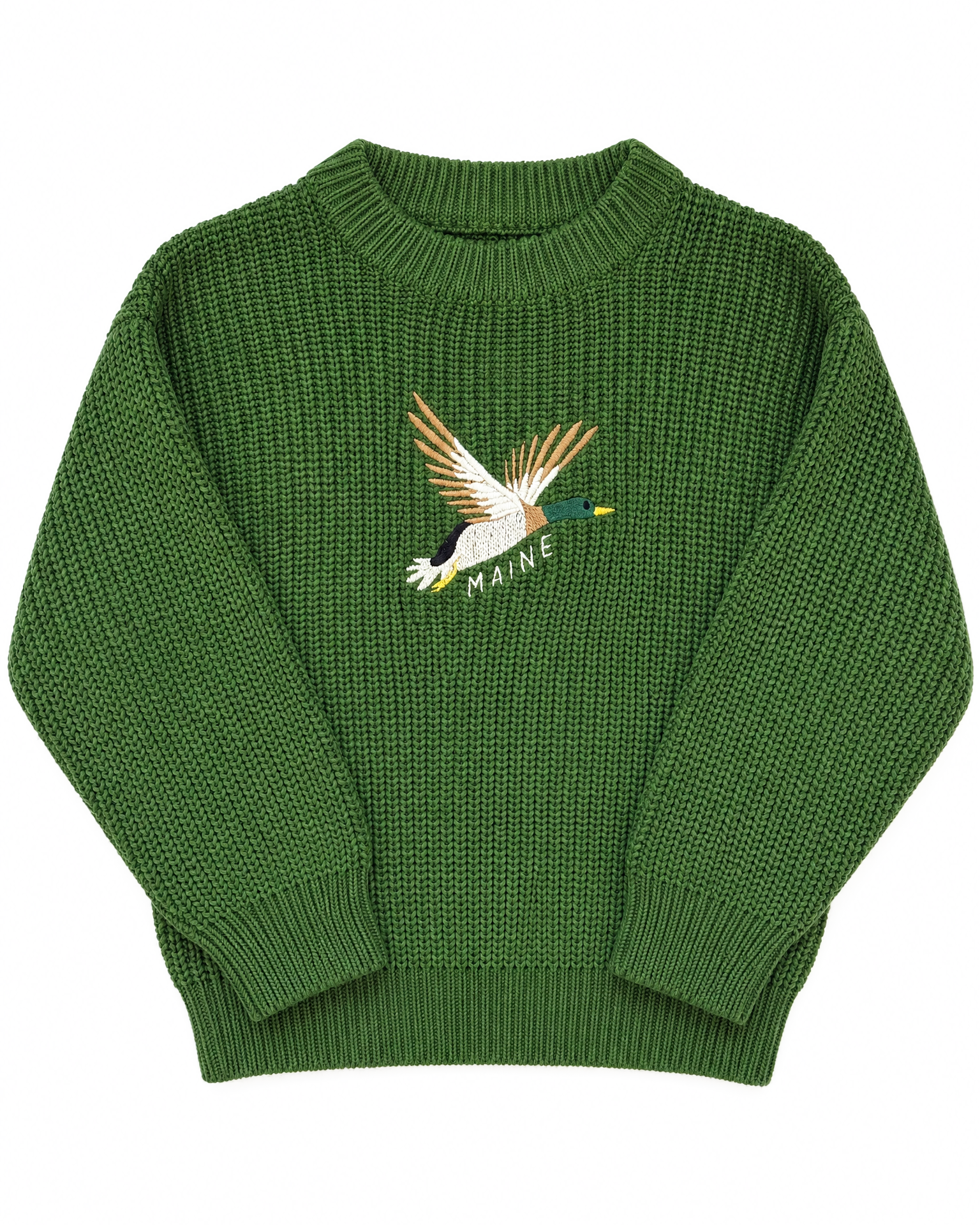 Duck - Green Knit Sweater