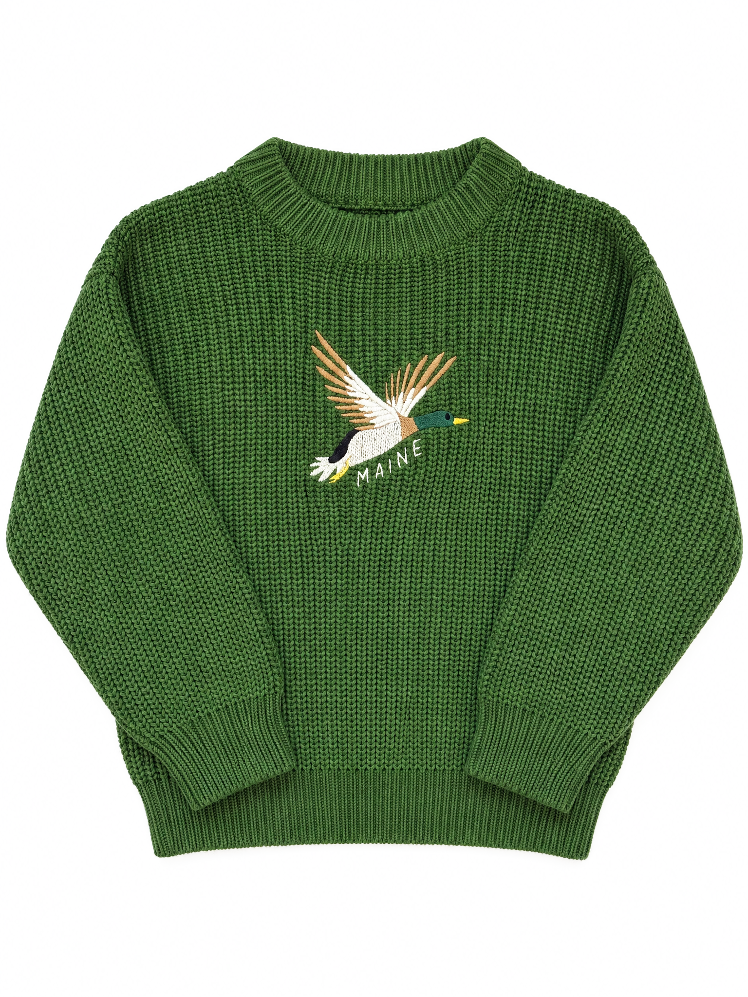 Duck - Green Knit Sweater