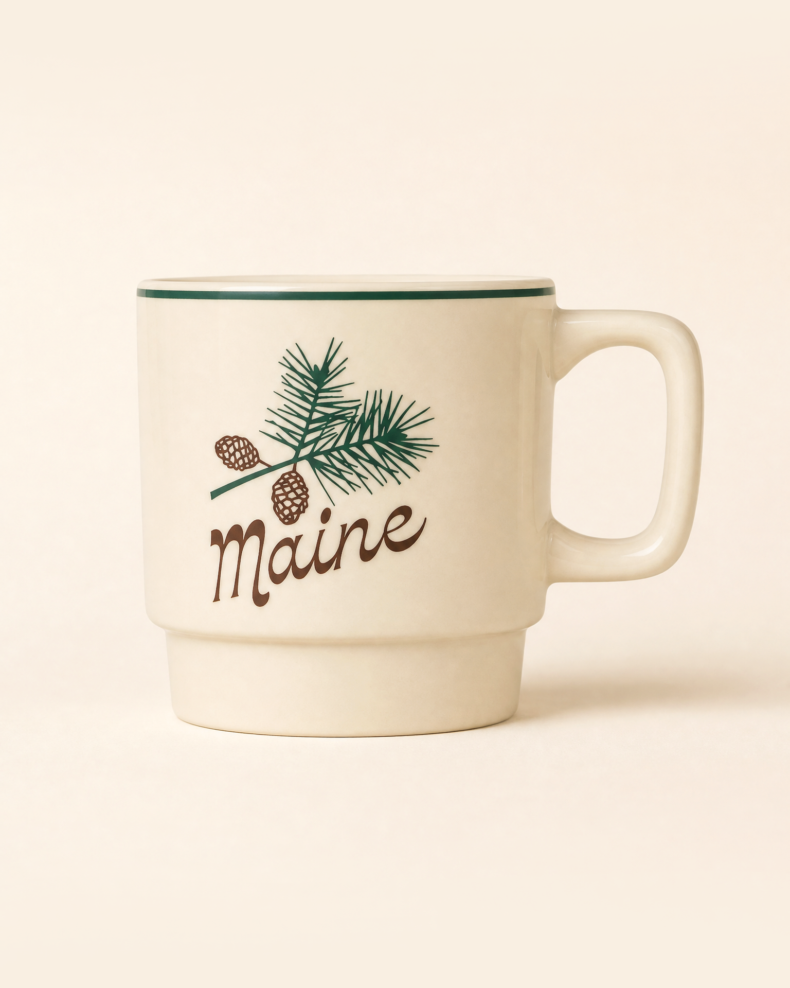 Pine Cone - Vintage Mug