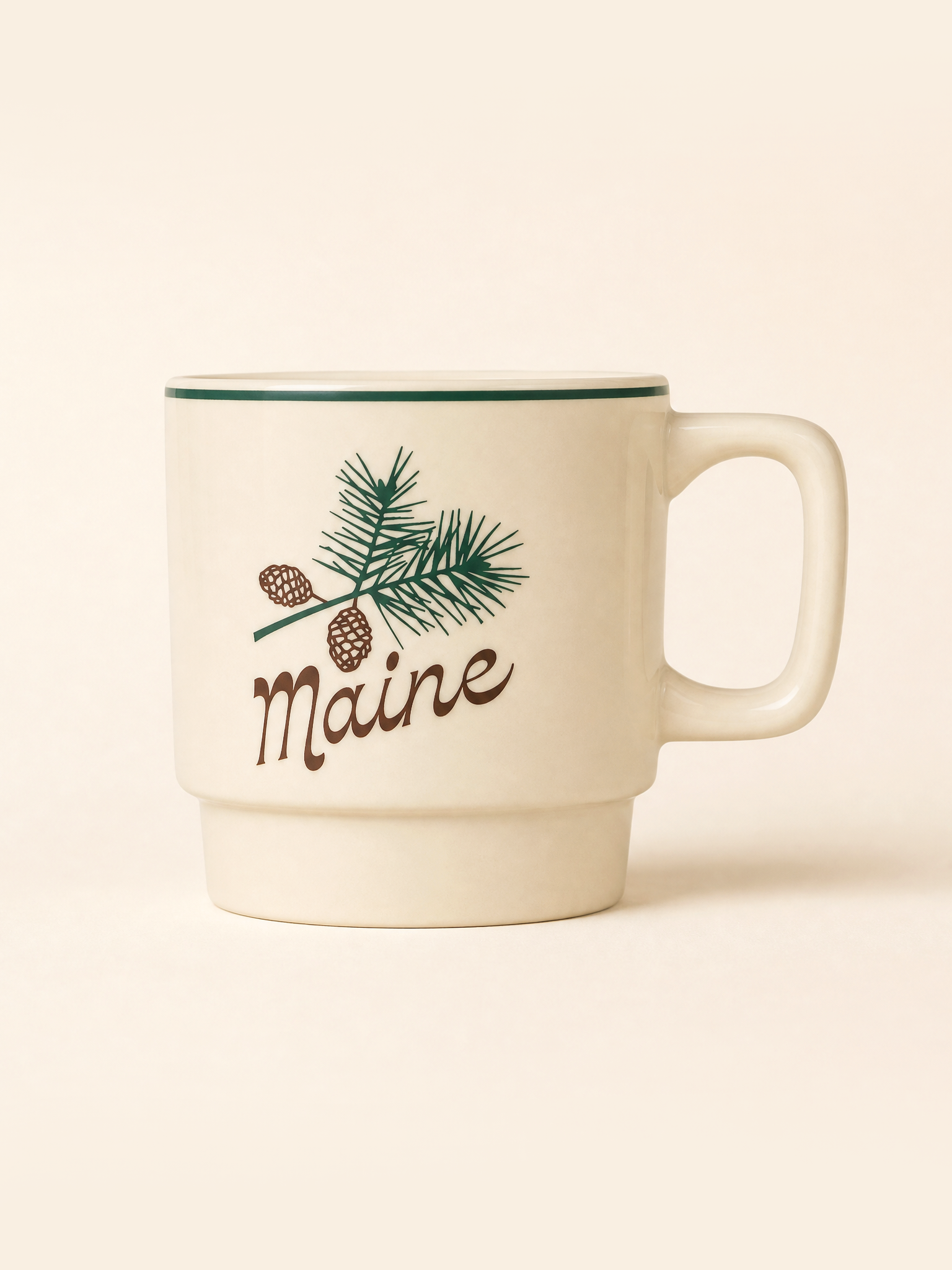 Pine Cone - Vintage Mug