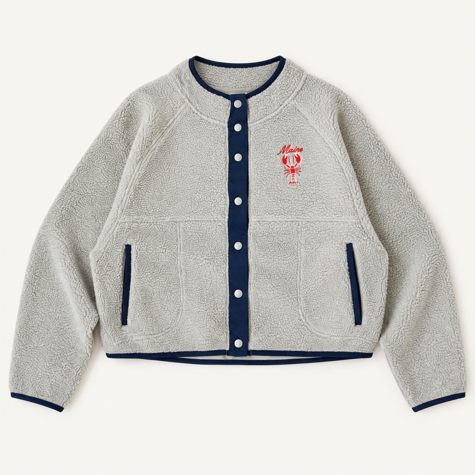 Button Up Sherpa - Maine Lobster