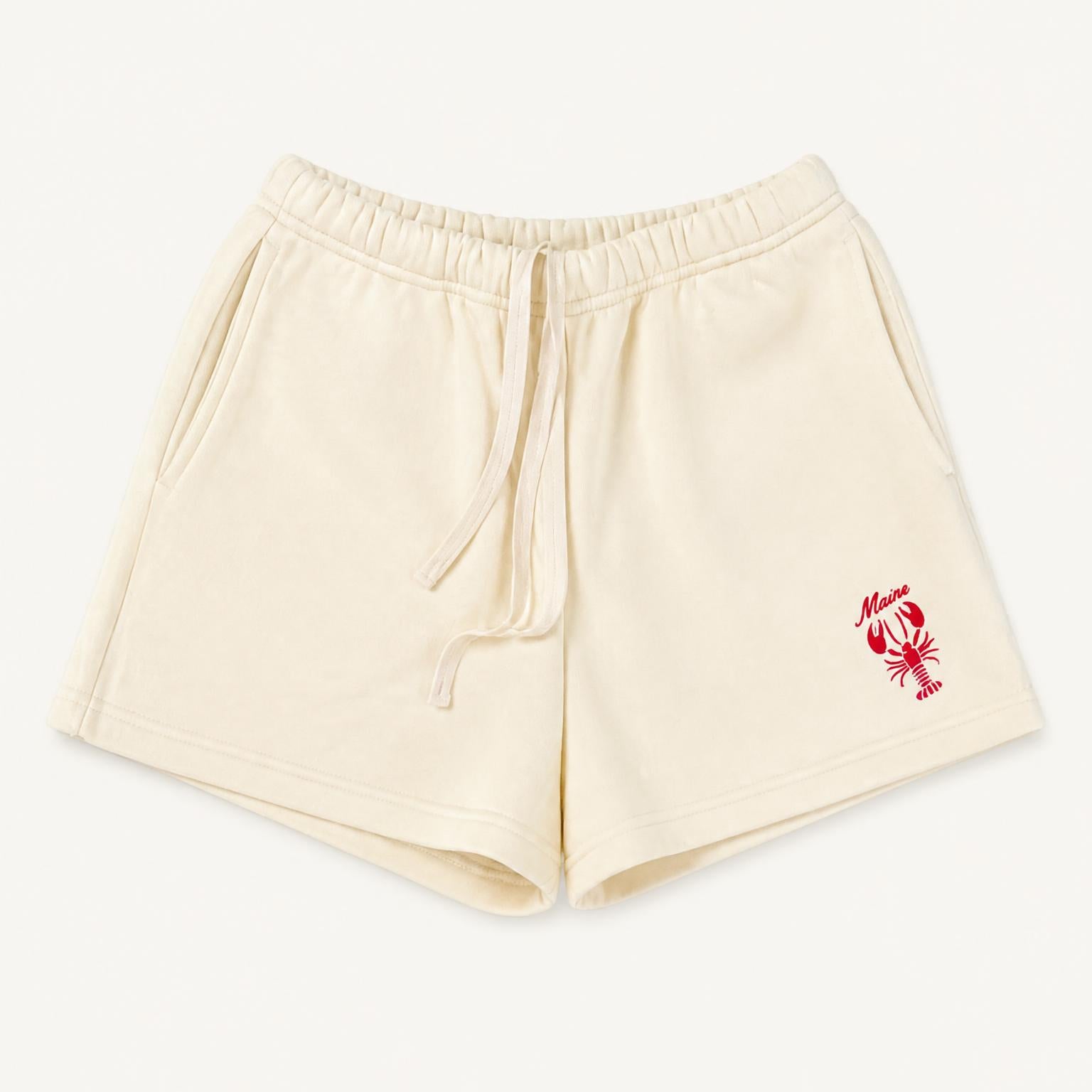 Low Rise Fleece Short - Maine Lobster