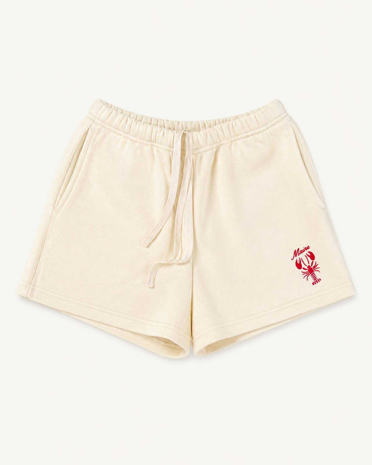 Low Rise Fleece Short - Maine Lobster