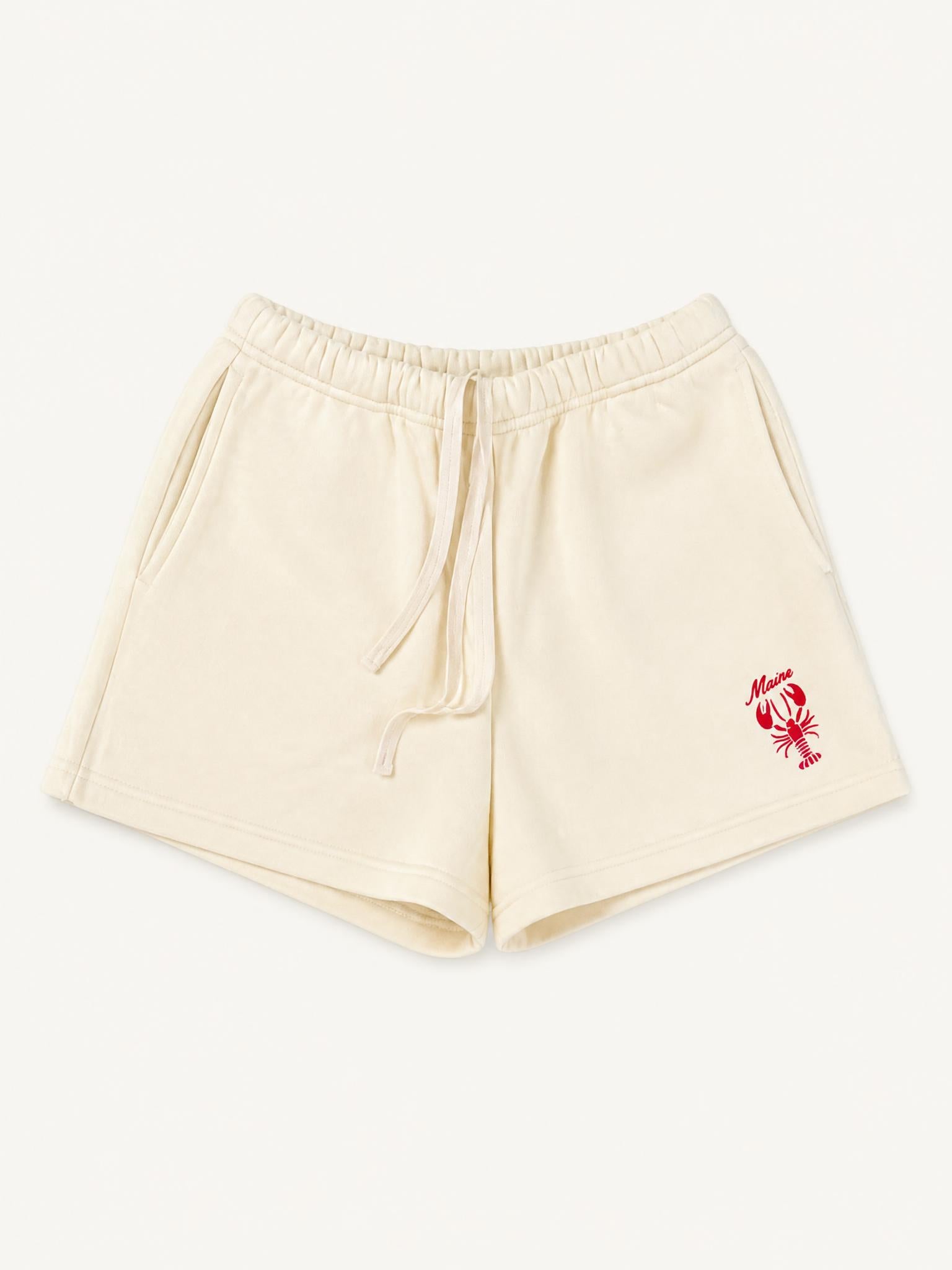 Low Rise Fleece Short - Maine Lobster
