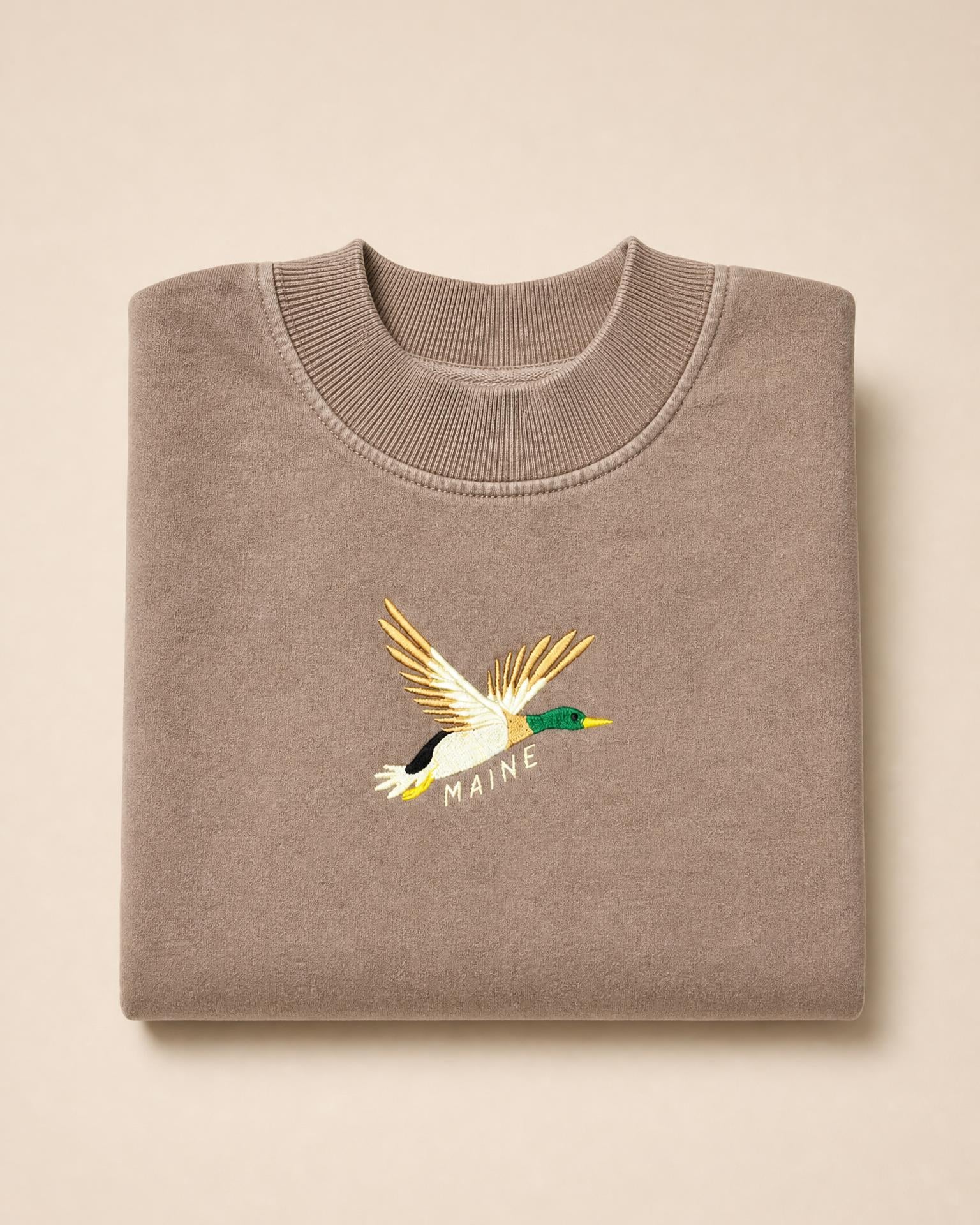 Chocolate Mockneck - Duck